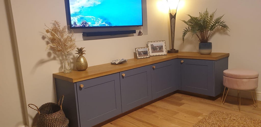 Custom television units and storage in Cambridgeshire